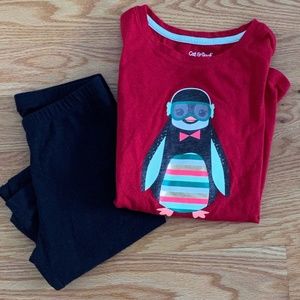Cat & Jack Winter Legging/Top Set (10/12)